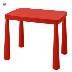 Gyermek asztal piros