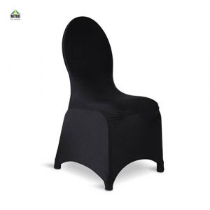 Bankett szék, fekete spandex huzattal